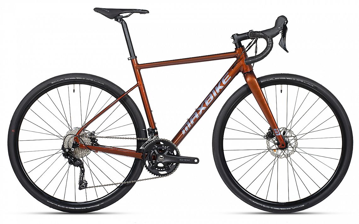 MAXBIKE ONYX - hnědý Velikost.: XL