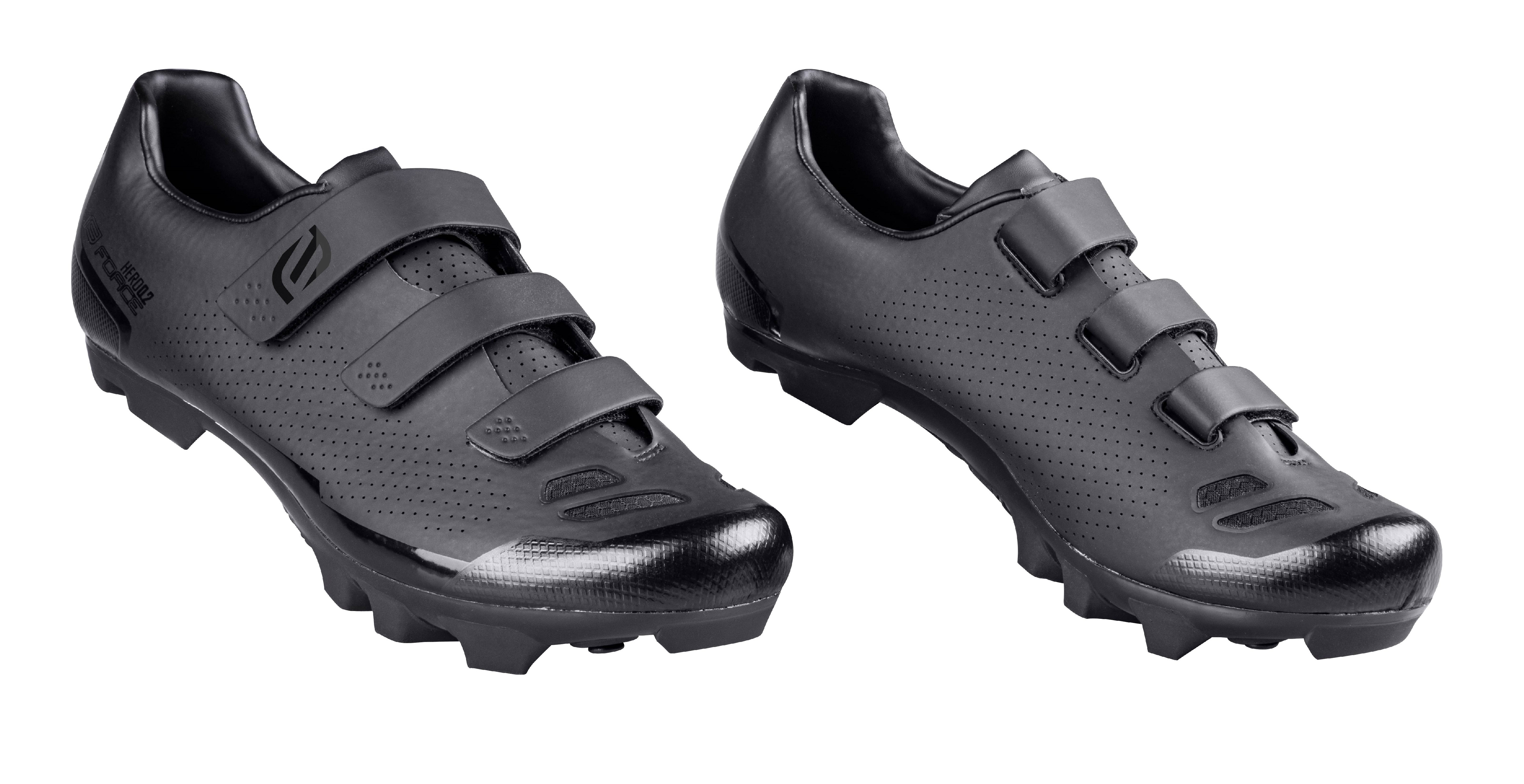 tretry FORCE MTB HERO 2, černé v.43 Varianta: 43