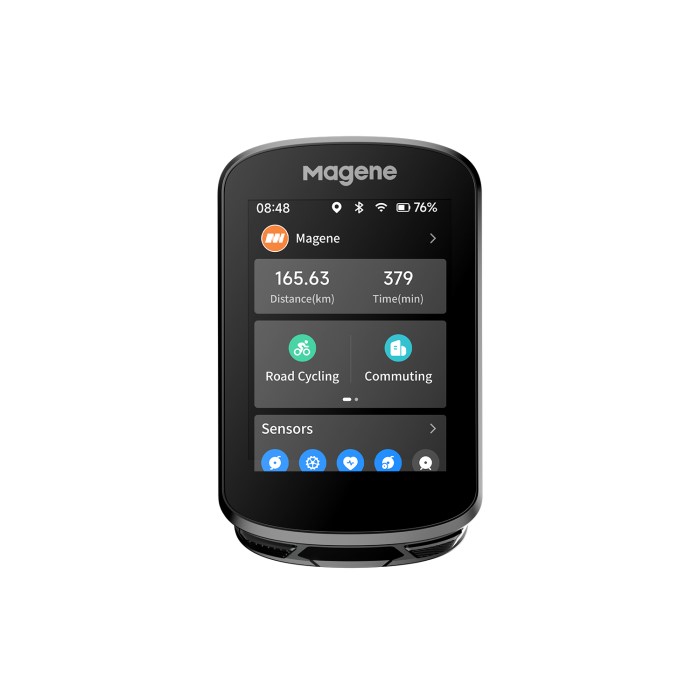 GPS cyklocomputer Magene C506 s dotykovým displejem