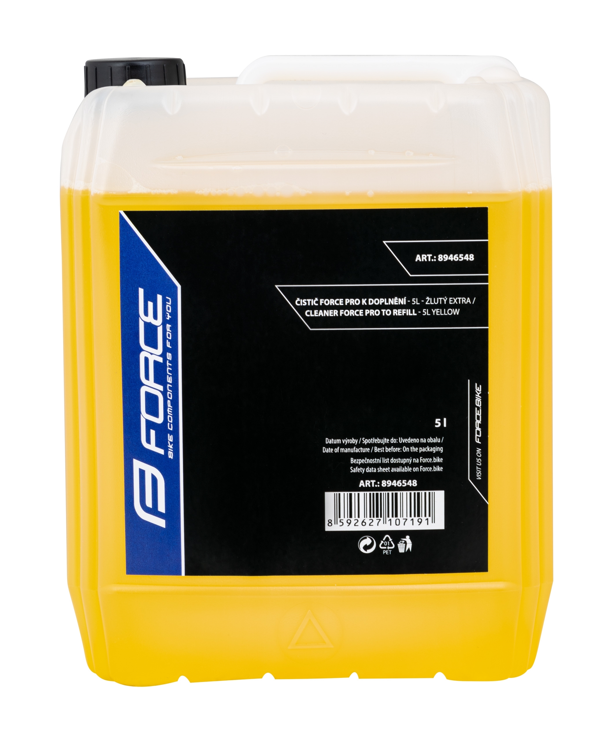 čistič FORCE PRO k doplnění - 5l - žlutý