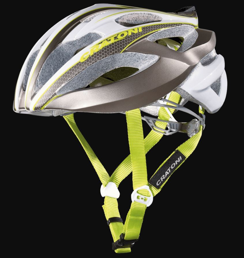 CRATONI C-Bolt anthracite-white-lime glossy Velikost: M/L (56-59cm)