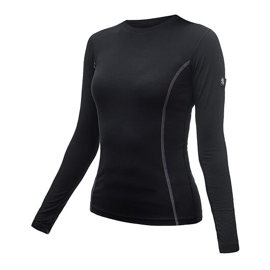 triko dlouhé dámské SENSOR MERINO ACTIVE černé Velikost.: L
