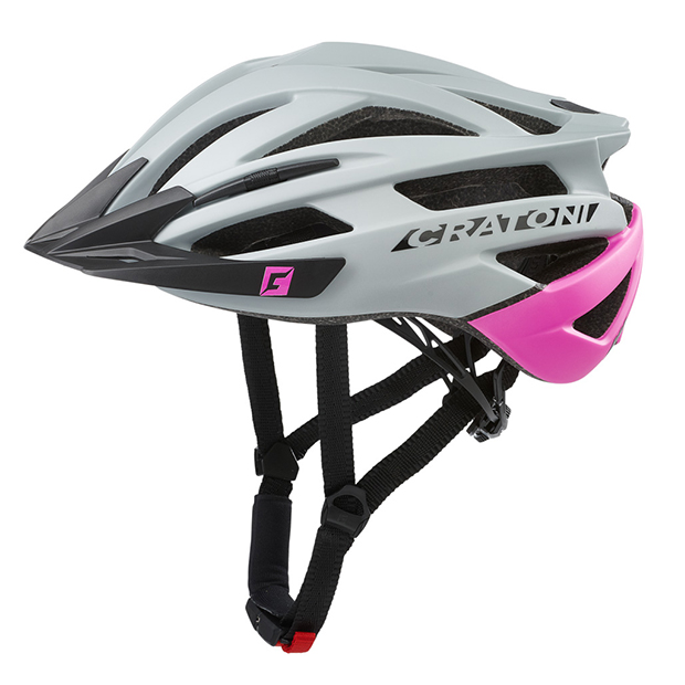 Helma CRATONI Agravic Grey/Pink Matt Velikost.: L-XL (58-62cm)