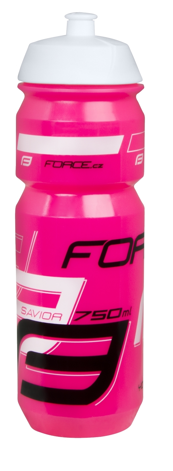 láhev FORCE SAVIOR 0,75 l, růžovo-bílo-černá