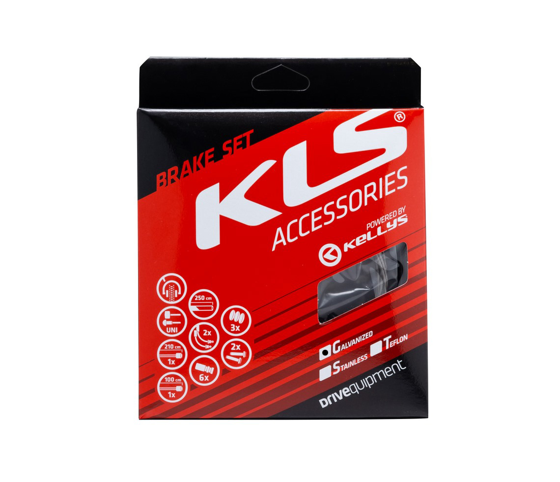 Kellys Bicycles KELLYS Brake set KLS galvanized Varianta: brake-set-kls-galvanized