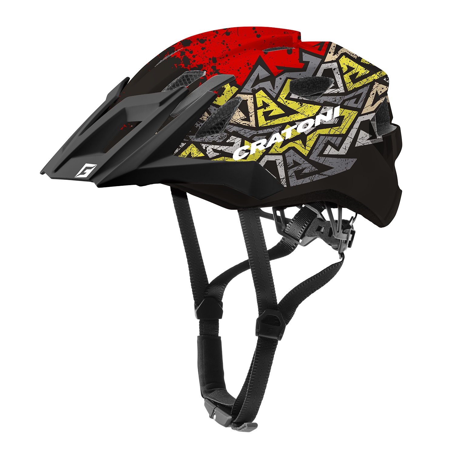 Dětská helma CRATONI AllRide Wild/Red Matt (53-59cm) Velikost.: UNI (53-59cm)
