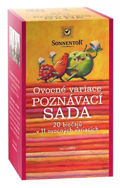čaj poznávací sada - ovocné variace Sonnentor 47,6g
