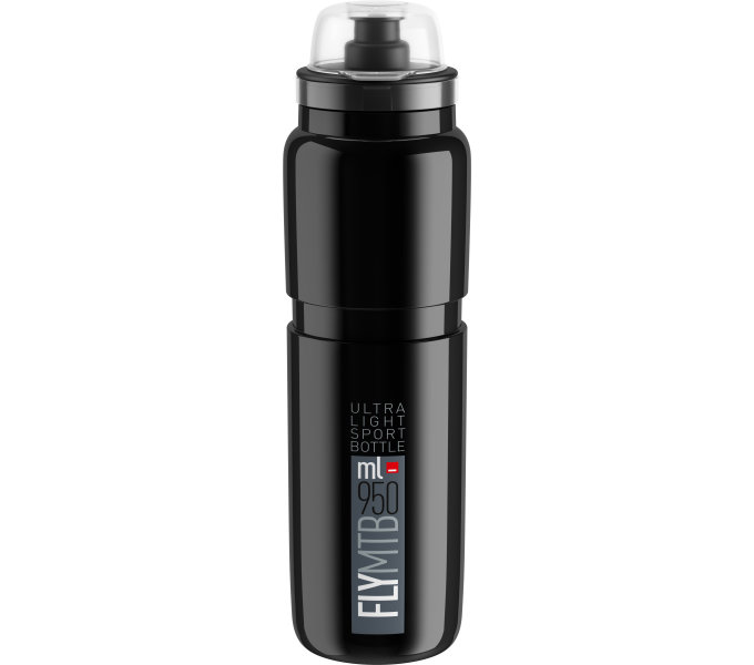 lahev ELITE FLY MTB 20 černá/šedé logo 950 ml
