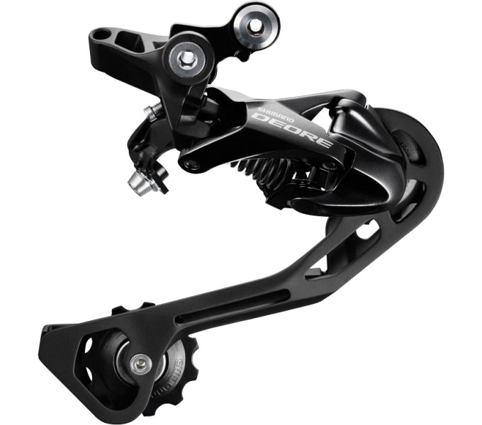 měnič MTB 10k Shimano Deore T6000 černý dlouhé vodítko
