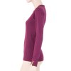 triko dlouhé dámské SENSOR MERINO DOUBLE FACE lilla