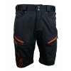 kalhoty krátké pánské HAVEN NAVAHO SLIMFIT černo/červené s cyklovložkou (Velikost L)