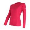 triko dlouhé dámské SENSOR MERINO ACTIVE magenta (Velikost XL)