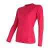 triko dlouhé dámské SENSOR MERINO ACTIVE magenta