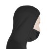 triko dlouhé pánské SENSOR MERINO DOUBLE FACE s kapucou černé