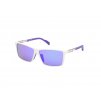 Sluneční brýle ADIDAS Sport SP0058 White/Gradient Or Mirror Violet