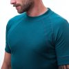 triko krátké pánské SENSOR DOUBLE FACE safír (Velikost L)