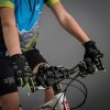Cyklistické rukavice pro děti Bones černo-neonově žluté
