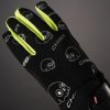 Cyklistické rukavice pro děti Bones černo-neonově žluté