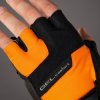 Cyklistické rukavice pro dospělé Gel Comfort černá/oranžová