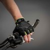 Cyklistické rukavice pro dospělé BioXCell Super Fly černé/neonově žluté