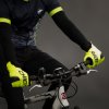 Zimní cyklistické rukavice pro dospělé BioXcell Warm Winter neonově žluté