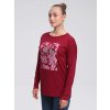 triko dlouhé dámské LOAP ABRISIMA vínové (Velikost S)