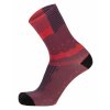 Ponožky SANTINI Optic Red - 36-39