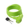 zámek  M-Wave 8x1500mm silikonový zelený