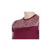 triko krátké dámské SENSOR MERINO IMPRESS lilla/pattern