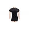 triko krátké dámské SENSOR MERINO IMPRESS černá/pattern (Velikost L)