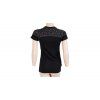 triko krátké dámské SENSOR MERINO IMPRESS černá/pattern (Velikost S)