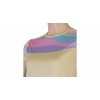 triko krátké dámské SENSOR COOLMAX IMPRESS pískové/stripes