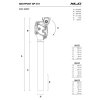 sedlovka 27.2 x 350mm XLC Comp SP-S11 odpružená Al černá