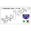 držák přední sedačky BELLELLI HANDLEFIX 21-34 mm