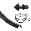 kolo zapletené 26“ XLC Rodi Black Rock disk 559-21 zadní 32 děr Niro