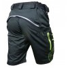 kalhoty krátké pánské HAVEN NAVAHO SLIMFIT černo/zelené s cyklovložkou (Velikost L)