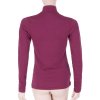 triko dlouhé dámské SENSOR MERINO DOUBLE FACE zip lilla