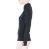 triko dlouhé dámské SENSOR MERINO ACTIVE zip černé