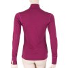 triko dlouhé dámské SENSOR MERINO ACTIVE zip lilla