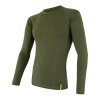triko dlouhé pánské SENSOR MERINO DOUBLE FACE safari