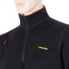 mikina pánská SENSOR MERINO UPPER zip černá