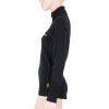 mikina dámská SENSOR MERINO UPPER zip černá