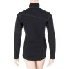 mikina dámská SENSOR MERINO UPPER zip černá
