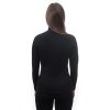 mikina dámská SENSOR MERINO UPPER zip černá (Velikost L)