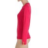 triko dlouhé dámské SENSOR MERINO DOUBLE FACE magenta