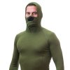 triko dlouhé pánské SENSOR MERINO DOUBLE FACE s kapucou safari (Velikost L)