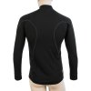 triko dlouhé pánské SENSOR MERINO ACTIVE zip černé (Velikost L)