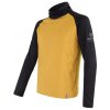 mikina pánská SENSOR COOLMAX THERMO mustard/černá (Velikost L)