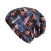 čepice SENSOR MERINO IMPRESS černá/floral (Velikost L)