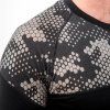 triko krátké pánské SENSOR MERINO IMPRESS černá/honeycomb (Velikost M)